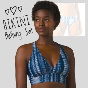 PRANA, Surf, Beach, Bikini, Bathing Suit, 2 Piece, Small, Blue, Indigo, Tye Dye